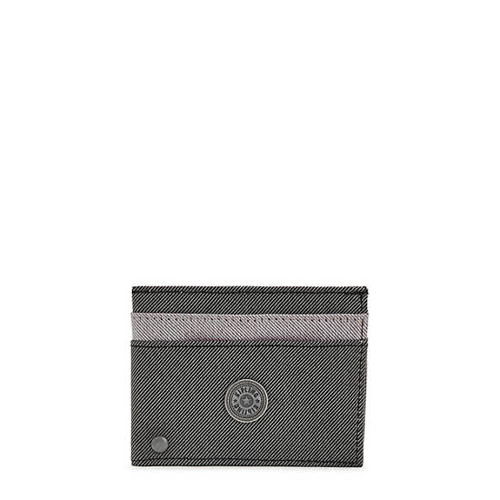 Kipling Jonas Card Case Bags Duo Grey Black | CA 2143DF